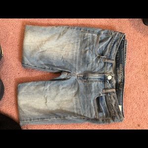 American Eagle light  wash jeggings size 8 short